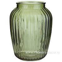 Ваза "Луана 1" (стекло), D15xH19,5 см - фото 1