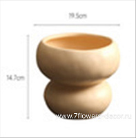 Ваза "Орегано" (керамика), D19,5xH15 см - фото 1