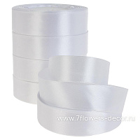 Лента атлас, 25 ммx25 ярд, набор (5 шт) - фото 1