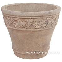 Кашпо Nobilis Marco "Mterra Daycuc Cone", (терракота), D39хН32 см - фото 1