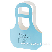 Сумка подарочная "Fresh Flowers" (картон), 25x9xH32 см, набор (10 шт) - фото 1
