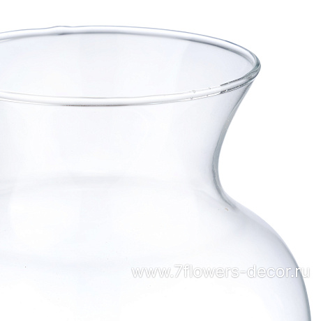 Ваза Classic glass (стекло), D10xH20 см - фото 2