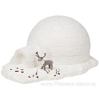 Фигура "Иглу" (флок), 80,5x60xH36 см - фото 1