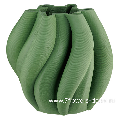 Ваза Иллюзия (керамика), D21xH20 см, для суxоцветов - фото 1