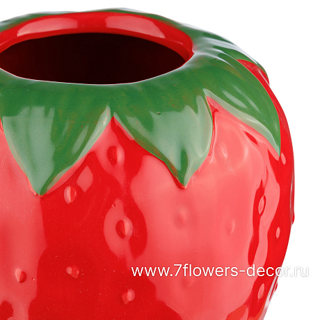 Ваза Клубника (керамика), D17xH17 см - фото 2