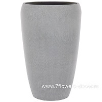Кашпо Nobilis Marco "Cement Grey Vase" (полистоун), D43xH68 см, с тех.горшком - фото 1