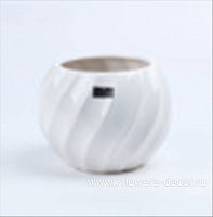 Кашпо "Flow" (керамика), D20xH15,5 см - фото 1