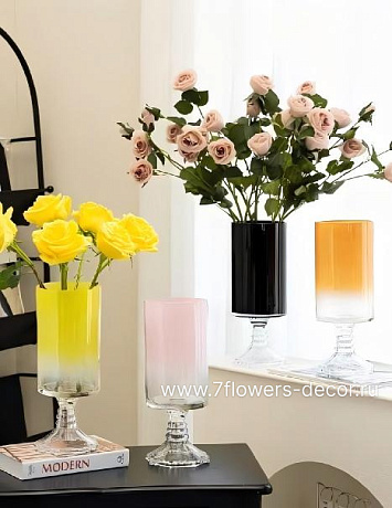 Ваза French Cone (стекло), D12xH30,5 см - фото 1