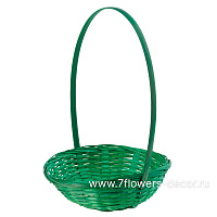 Корзина плетеная (бамбук), D19xH5/31 см - фото 1