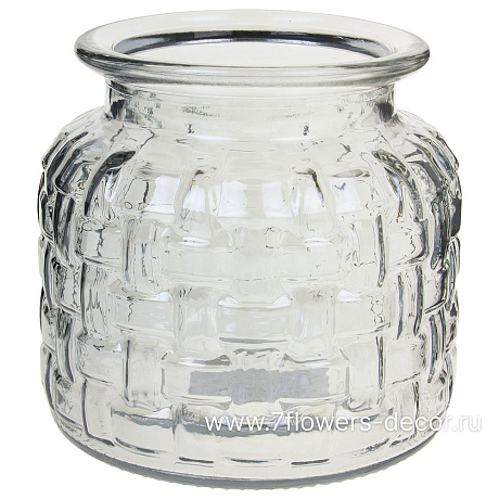 Ваза Muza (стекло), D11xH11 см - фото 1