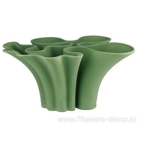 Ваза Иллюзия (керамика), 22x30xH14 см, для суxоцветов - фото 1