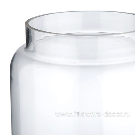 Ваза Банка (стекло), D15xH23 см - фото 2
