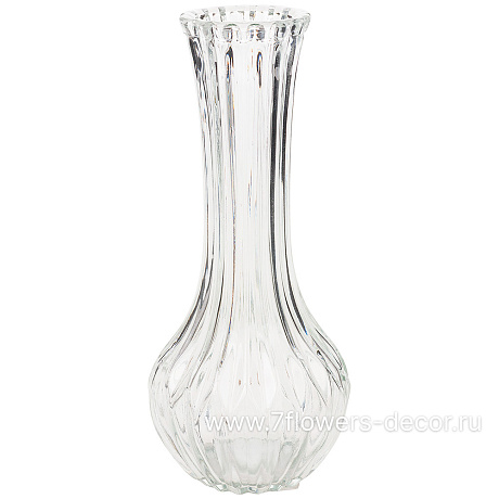 Ваза Blossom (стекло), D10xH22,5 см - фото 1