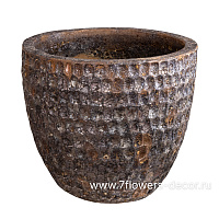 Кашпо Nobilis Marco "Cooper Jar" (керамика), D55xH49 см - фото 1