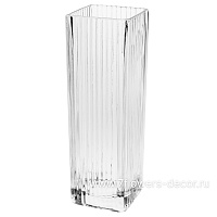Ваза "Грани" (стекло), D8xH25 см - фото 1