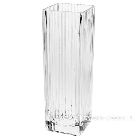 Ваза Грани (стекло), D8xH25 см - фото 1