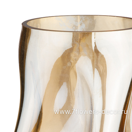 Ваза Paper (стекло), D10xH28 см - фото 2