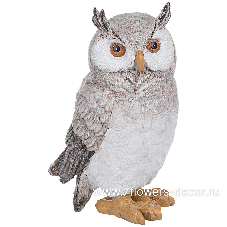 Фигура Сова (полирезин), 10x7,5xH15 см - фото 1