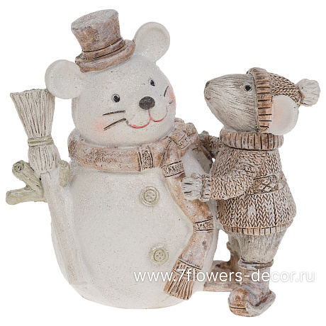 Фигура Мышки (полирезин), 11,5x6xH11 см - фото 2