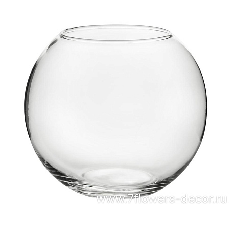 Ваза Шаровая (стекло), D21xH19 см, 4 л - фото 1