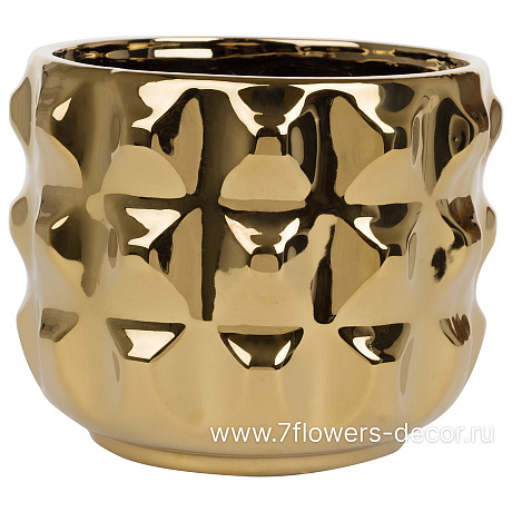 Кашпо Castle (керамика), D18xH14,5 см - фото 1