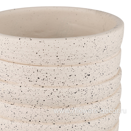 Кашпо Stone (керамика), D12xH11 см - фото 2