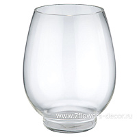 Ваза "Шивон" (стекло), D9xH18 см - фото 1