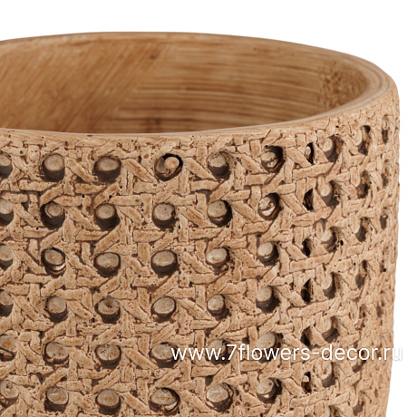 Кашпо Basket (керамика), D14,5xH12 см - фото 2