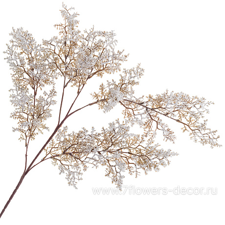 Ветка искусственная заснеженная (пластик), 30xH105 см - фото 1