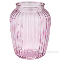 Ваза "Луана 1" (стекло), D15xH19,5 см - фото 1