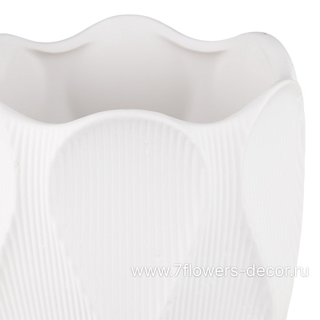 Кашпо Petal (керамика), D13,5xH13 см - фото 2