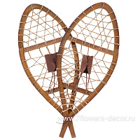 Фигура "Снегоступы" (дерево), 75x32xH10 см - фото 1