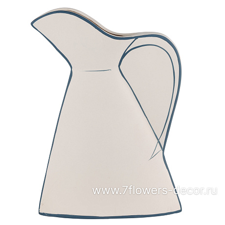 Ваза Кувшин. Санторини (керамика), 21x6xH29 см - фото 1