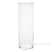Ваза "Трубка 120" (стекло), D12xH60 см, К - фото 1
