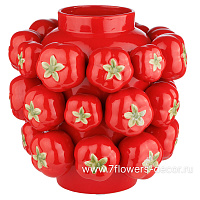 Ваза "Помидор" (керамика), 25x24,5xH25 см - фото 1