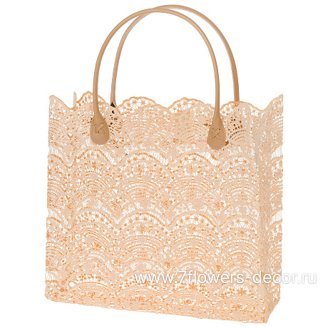 Корзина плетеная Кружево (ткань), 34x11xH30 см - фото 1