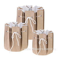 Аквабокс для цветов (пластик, картон), D16,5xH16,5 см, набор (3 шт) - фото 1