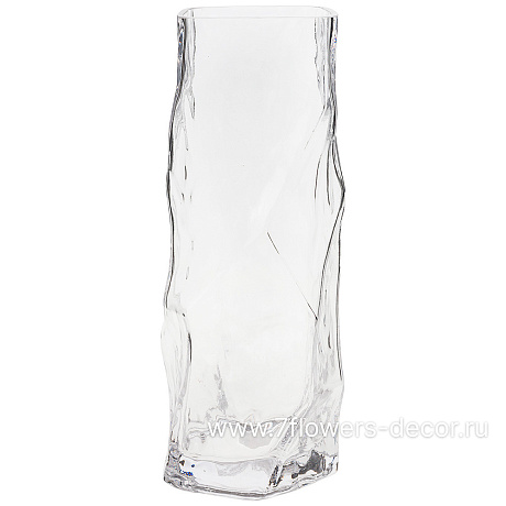 Ваза Paper (стекло), D12xH29 см - фото 1