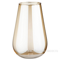Ваза "Raindrop" (стекло), D12xH20 см - фото 1