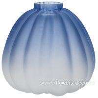 Ваза "Frosty fruit" (стекло), D19xH18 см - фото 1