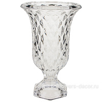 Ваза "Crystal" (стекло), D15xH23,5 см - фото 1