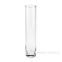 Ваза "Трубка" (стекло), D5xH23 см - фото 1