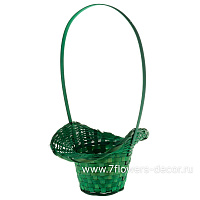 Корзина плетеная (бамбук), 26x10см - фото 1