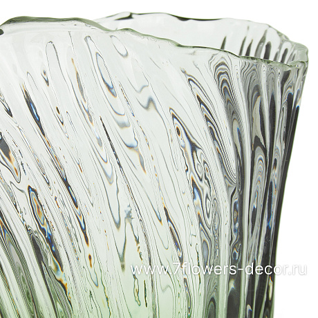 Ваза Garden (стекло), D16xH25 см - фото 2