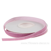 Лента декоративная (бархат), 12 ммx10 ярд - фото 1