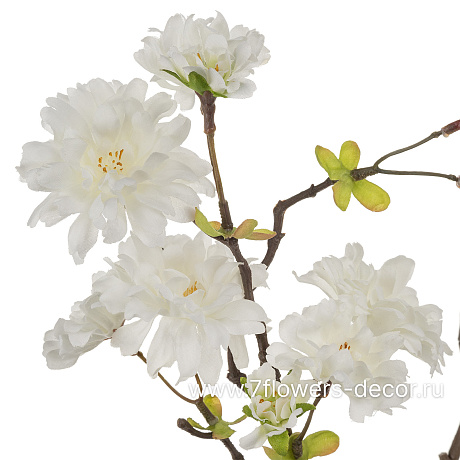 Ветка искусственная Вишня, H109 см - фото 2