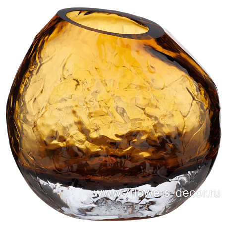 Ваза Gardenia (стекло), D18xH17 см - фото 1