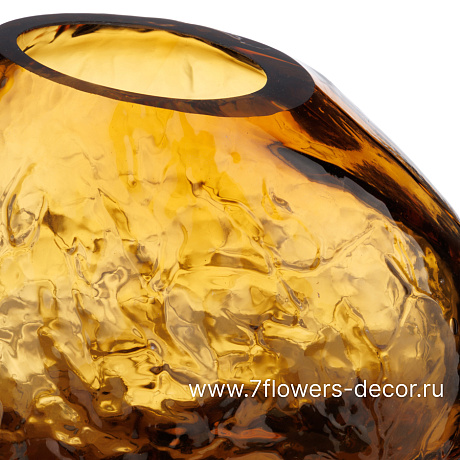 Ваза Gardenia (стекло), D18xH17 см - фото 2