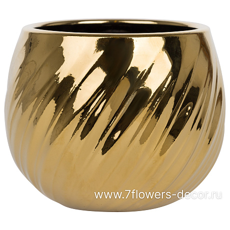 Кашпо (керамика), D12xH10 см - фото 1