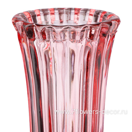 Ваза Blossom (стекло), D10xH22,5 см - фото 2